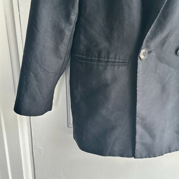 Madewell Caldwell Double Breasted Blazer Black Two Button Edition - Picture 5 of 8